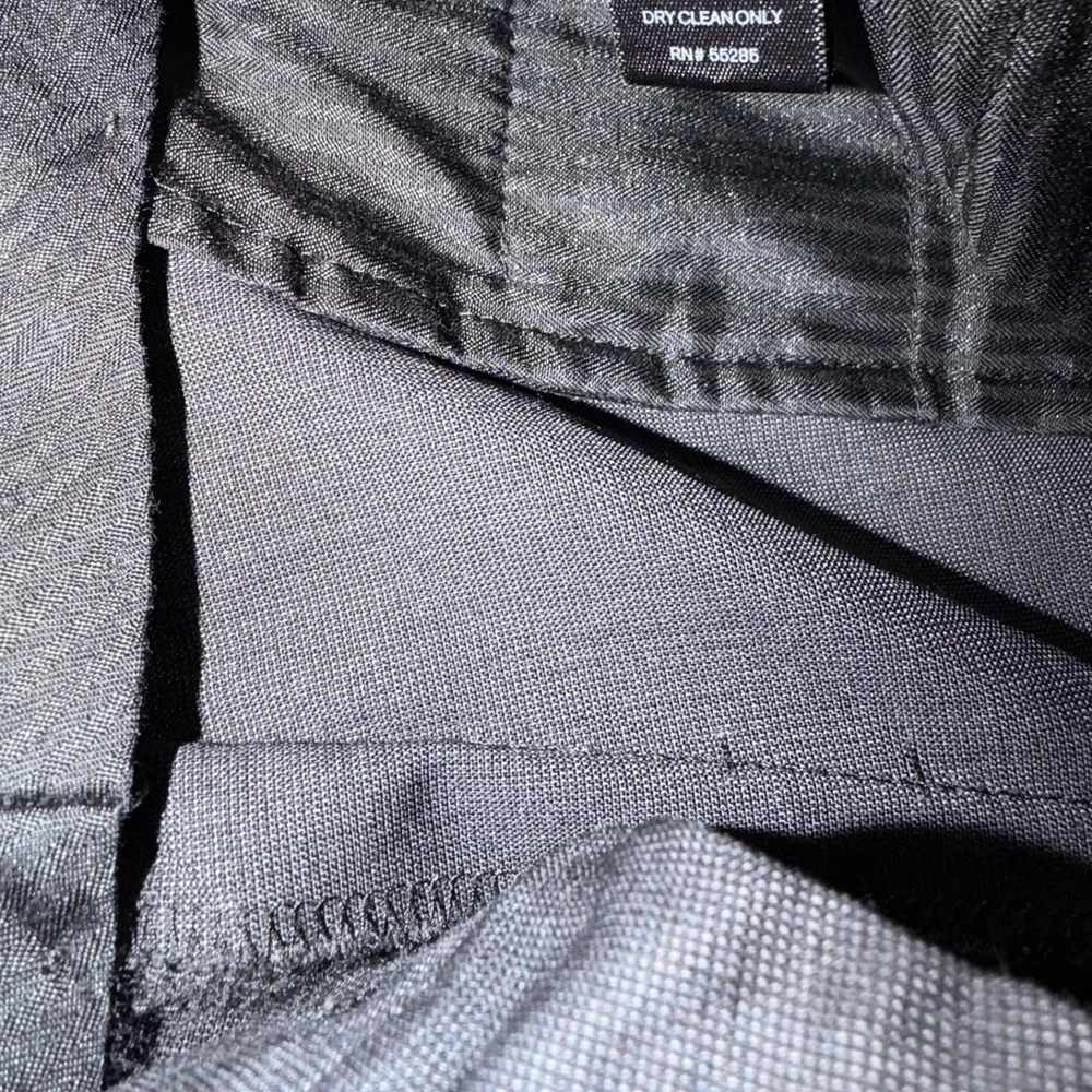 Express Dark Gray Men's photographer pants.